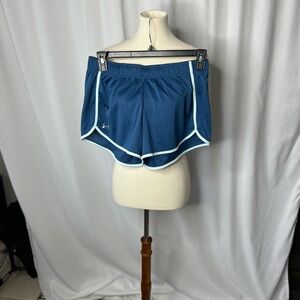 Under Armour HeatGear Running Shorts Blue Size M | Athletic Workout Shorts